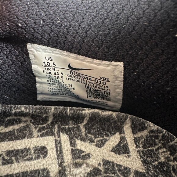 Nike React Metcon Mens Black & White Speckle Slip On Streetwear Running Sneakers - Picture 7 of 7